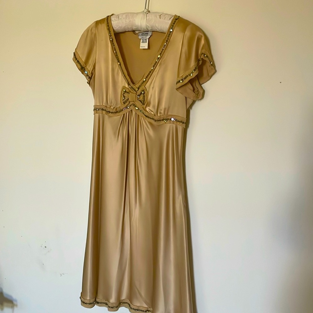 Moschino, Cheap and Chic silk, satin dress, Size 8